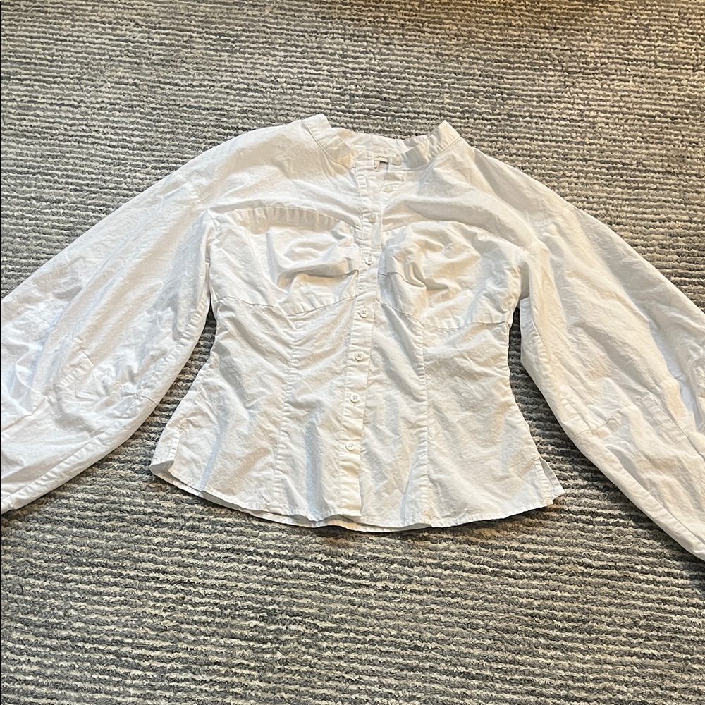 Banana Republic Elegant White Blouse